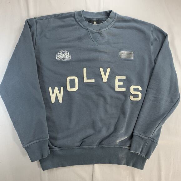 Darc Sport Wolves Blue Sweatshirt Limited Edition Out Of 1000 Size L - Picture 1 of 8